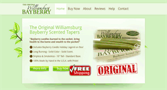 Desktop Screenshot of bayberrycandlefactory.com